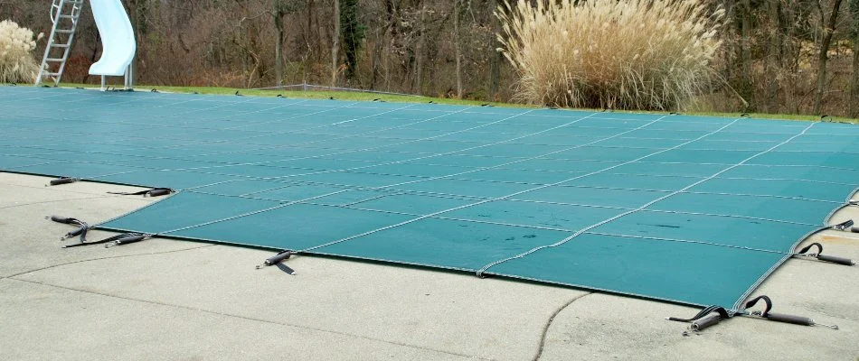 Cover over a pool in Bridgehampton, NY.