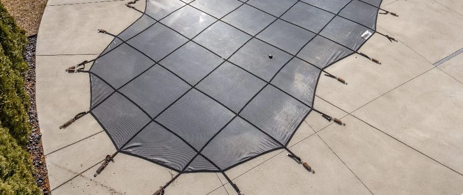 Cover over a pool in Bridgehampton, NY.