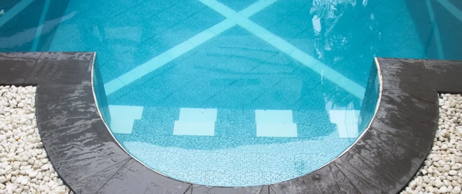 Pool in Bridgehampton, NY, with a tile finish.